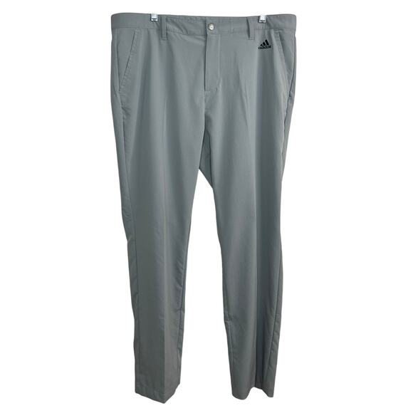 NWT Adidas Adicolor Primegreen Grey Golf Pants Mens Size 38Wx30L (GU2673) - Picture 2 of 7